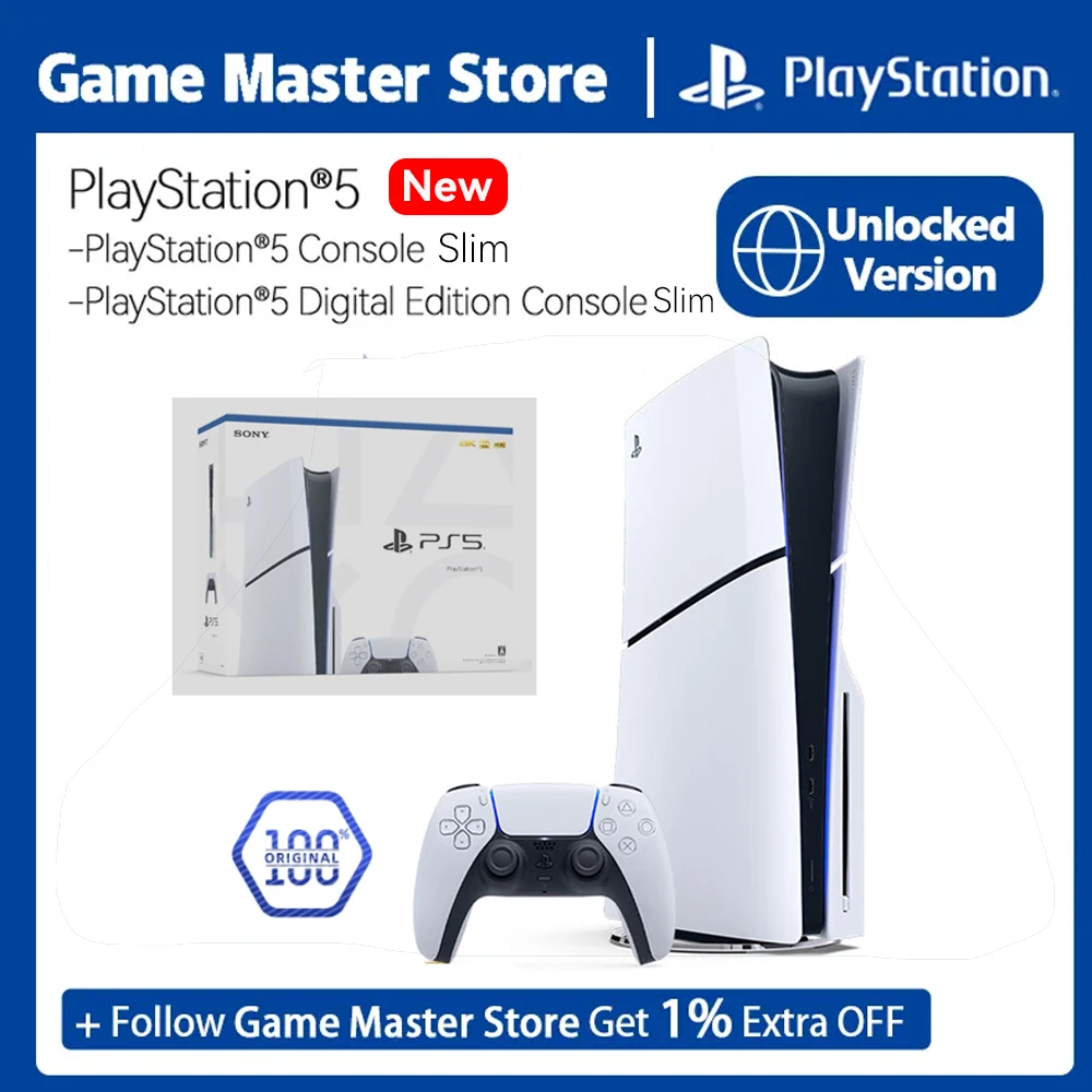 Sony-Console PlayStation 5, Edição Digital PS5, Armazenamento para Jogos,  Ultra Alta Velocidade, Controladores Adaptativos SSD, Áudio 3D, 825GB -  AliExpress