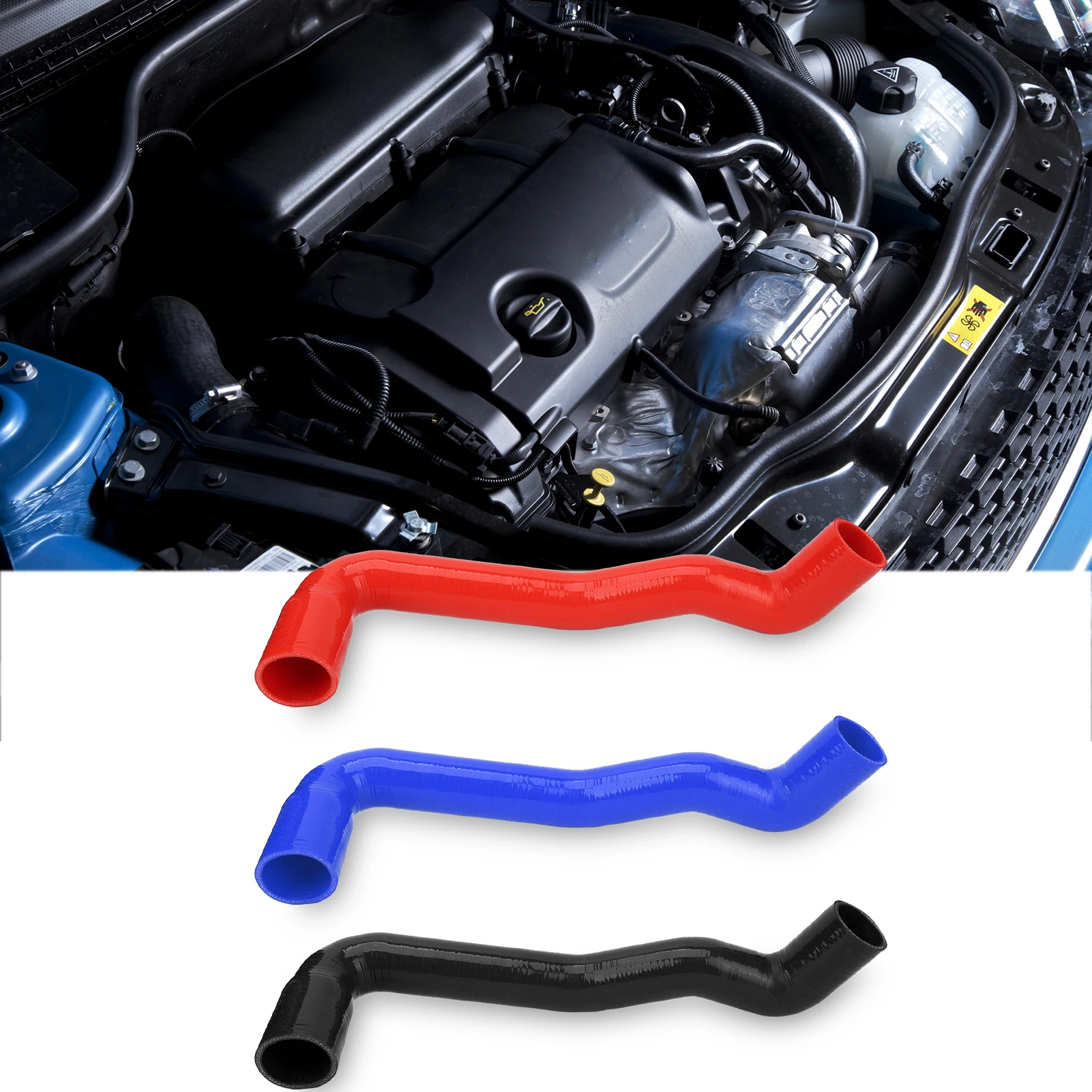 Silicone Hose Silicone Hose Connector Intercooler Resonator Delete Silicone Hose Pipe Kits for Mini Cooper S R55 R56 R57 R58 R59 R60