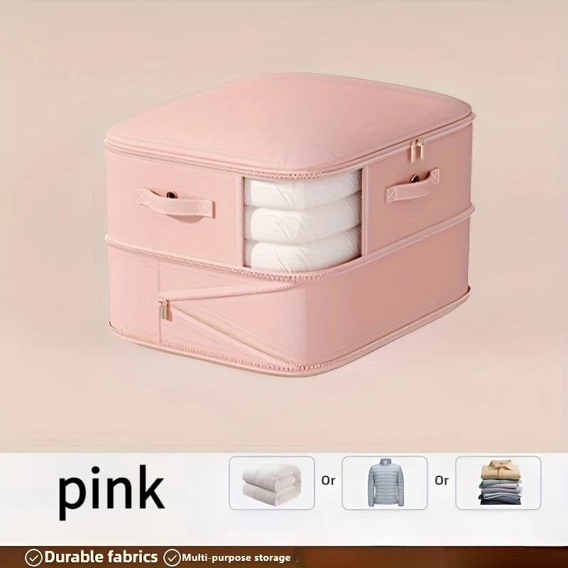 Compression Dustproof Organizer Storage Bag Large Capacity Moisture-proof Clothes Quilt Moving Bag Self Compression Organizer