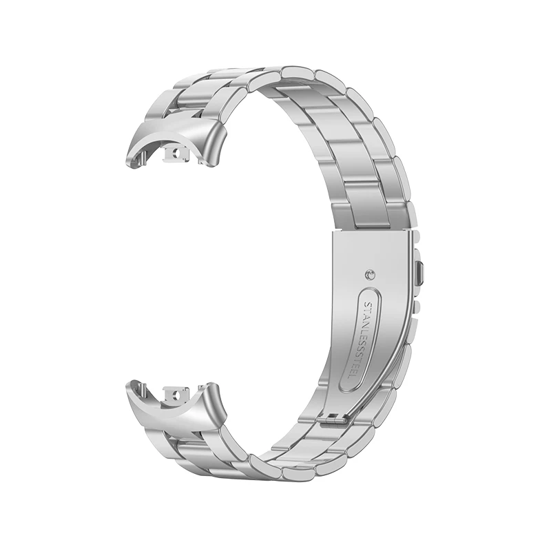 Sleek Stainless Steel Screwless Metal Bracelet Wristband