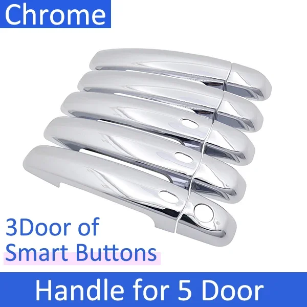 غطاء لباب السيارة من الكروم ، ملصقات واقية ، مناسب...