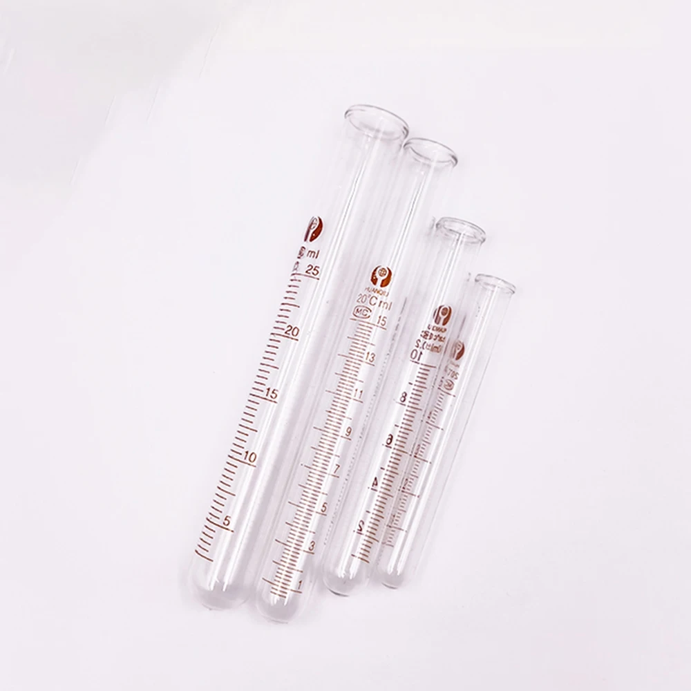 

All size available Graduated glass Round bottom test tubes 5ml to 100ml for laboratory experiment