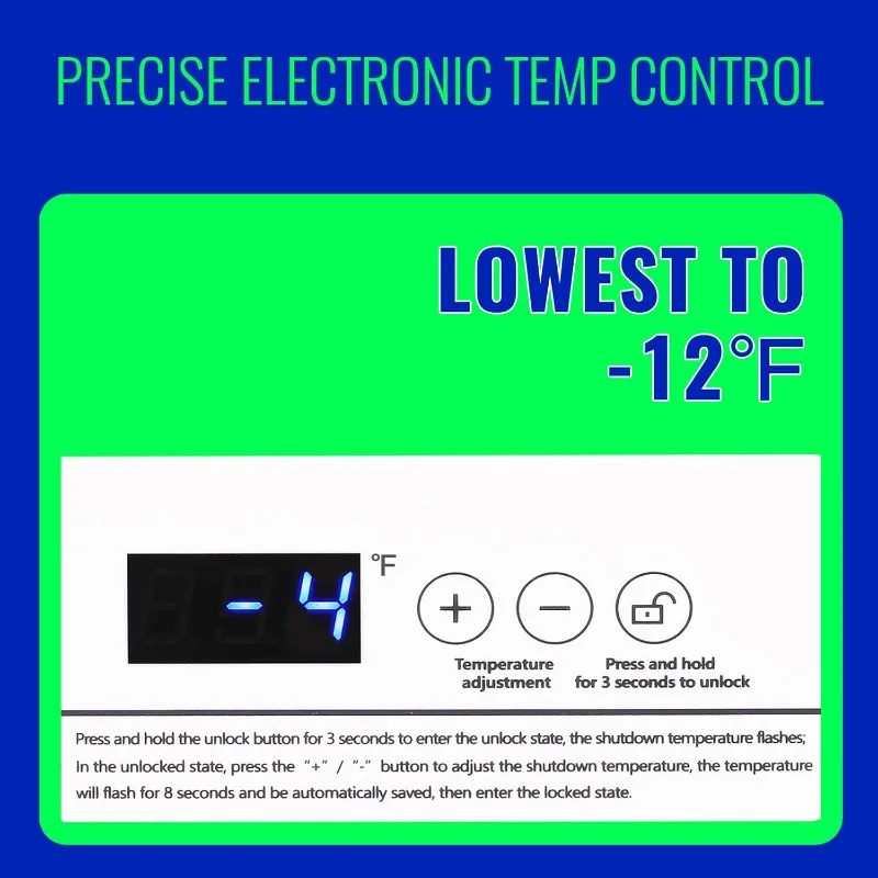 5.0 Cu.ft Chest Freezer with Electronic Control