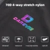 DAREVIE Cycling Vest Thermal Winter Windproof 2 Way Zippers Waterproof Cycling Windbreaker Back Zipper Pockets Men Women Rainbow 5