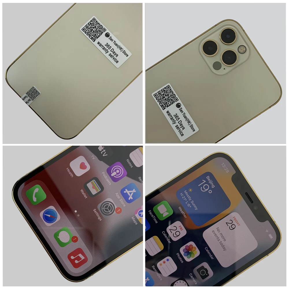 Apple iPhone 12 Pro 12pro 128/256/512GB ROM 6.1" Original Cell OLED RAM 6GB A14 Bionic IOS Face ID NFC Unlocked 5G Mobile phone 3