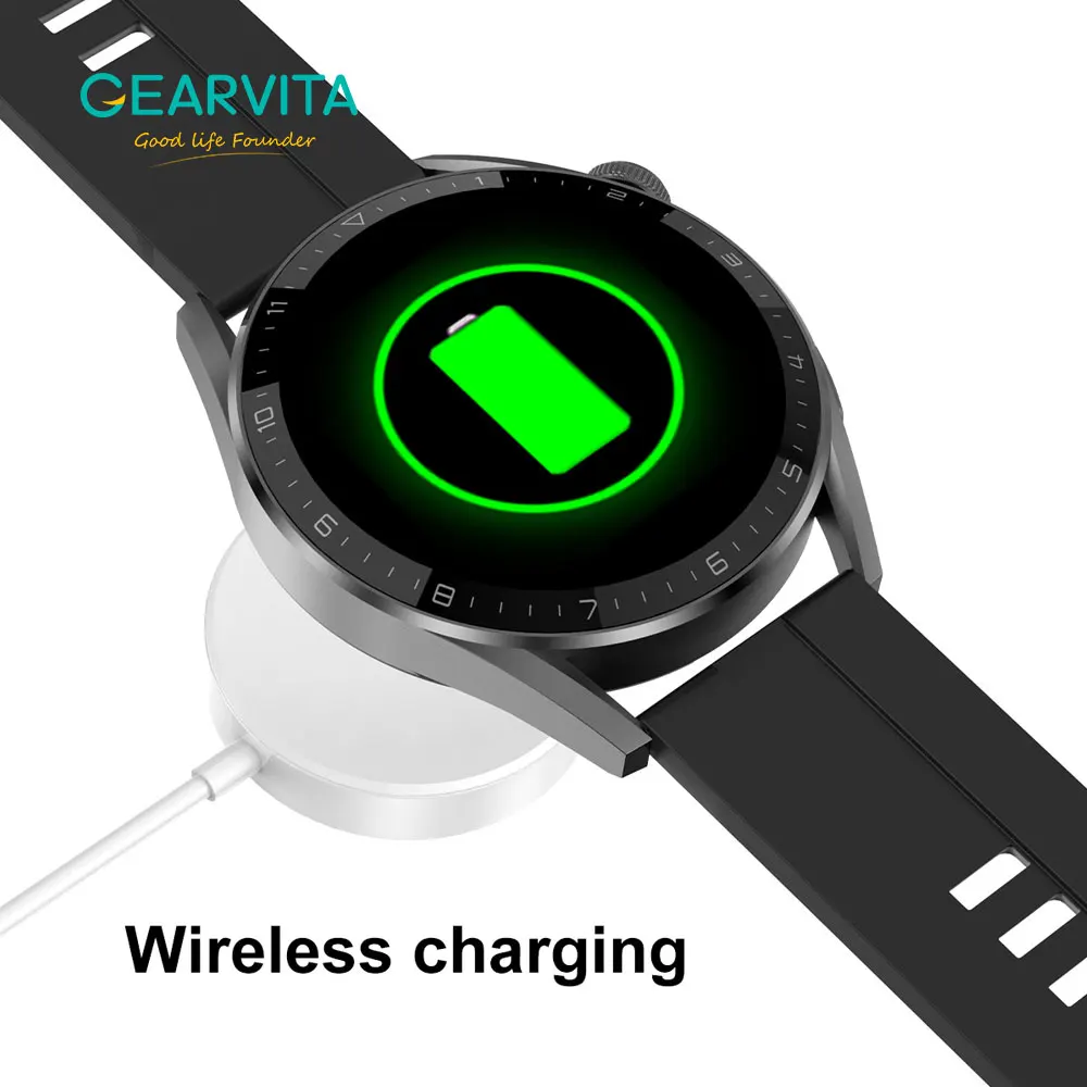 GPS Ʈ 90Hz   ħ NFC 454*454 AMOLED Ʈ ġ 3 ִ  ȭ ECG + PPG IP68 Wirelss   Smartwatch