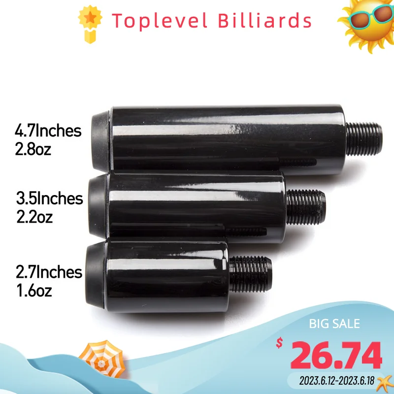 Billiard Pool Cue Extension Billiard Stick Extended 1.6oz/2.2oz/2.8oz