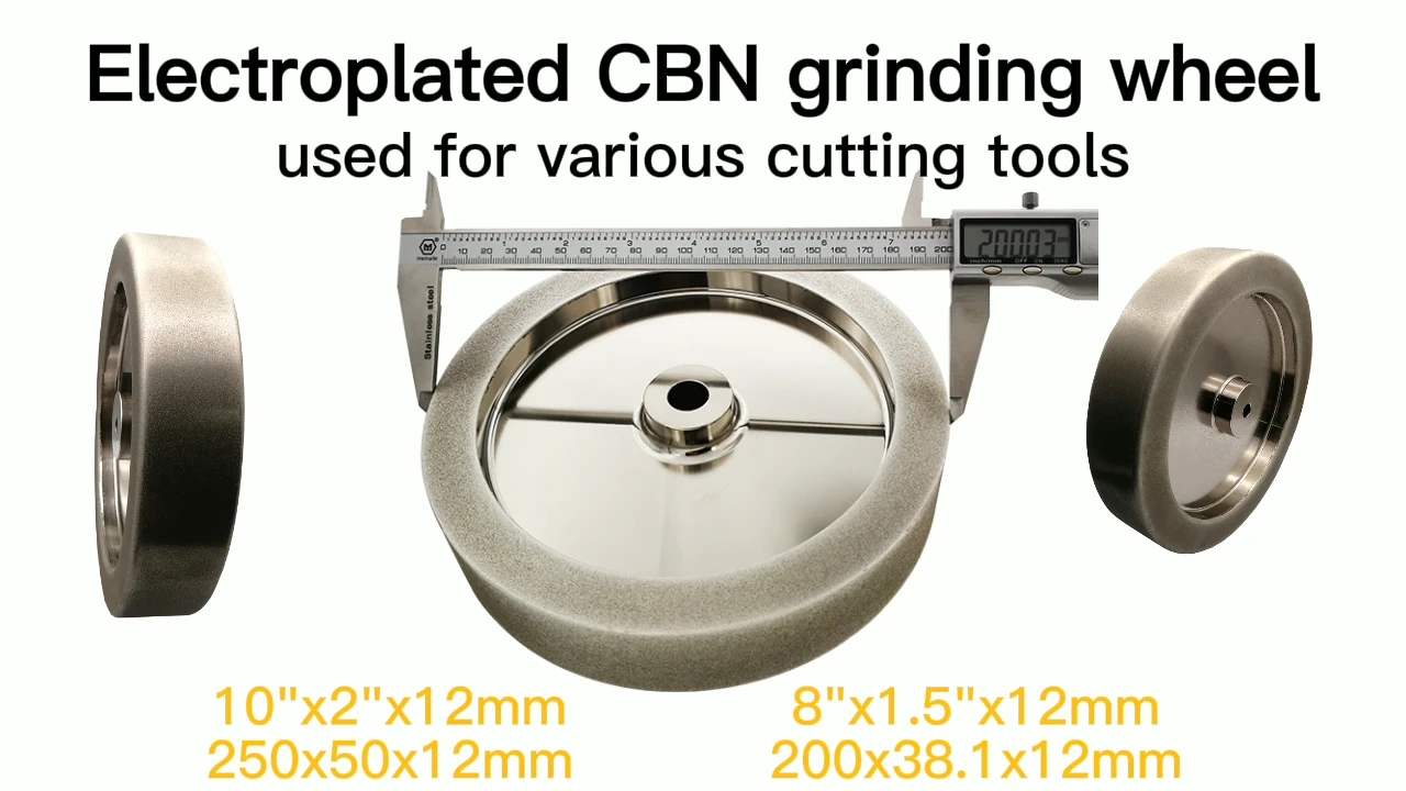 Hot sale flat shape CBN grinding wheel /knife sharpening wheel suitable