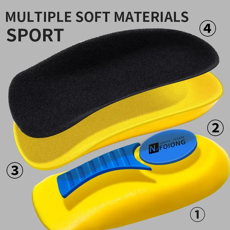 Orthopedic Cushion Insoles for Foot Pain Relief and Comfort