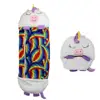 Cartoon Sleeping Bag For Children Animal Throw Pillow Folding Anti-Kick Comforter Sleeping Bag For Children Birthday Gift 5