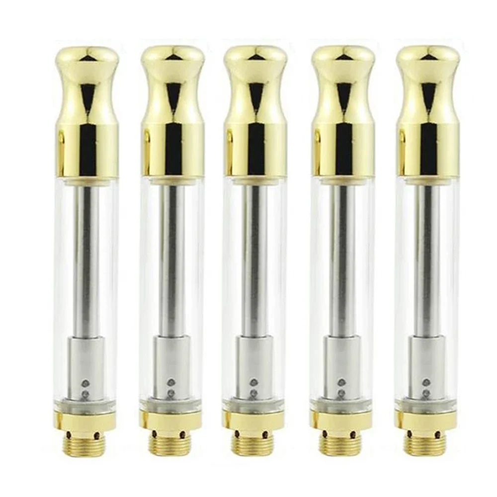 

30/50Pcs BK Atomizer Wick Coil Vape 510 Cartridge Gold Glass Thick Oil Atomizer Tank for Amigo Max Thread Pen Kit