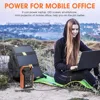 Portable Power Station 83Wh, Camping Solar Generator Mobile Power Bank with 110V/80W AC Power Socket and USB Type-C Port 4