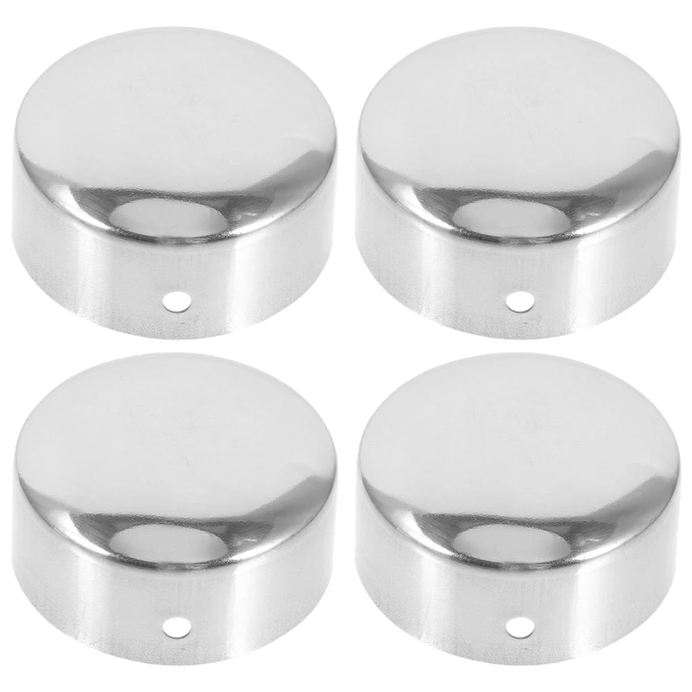 

4 Pcs Handrail Tube Accessories Hand Rail Caps Decoration Staircase Armrest