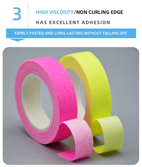 Nastro Fluorescente UV Per Feste - 6 Rotoli Neon Da 5m | Reagisce Alla Luce Nera | Nero/Blu/Rosa - Foto 9