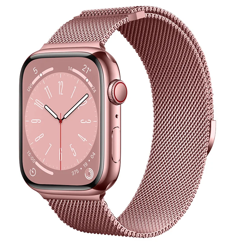 Pink Milanese Loop Strap