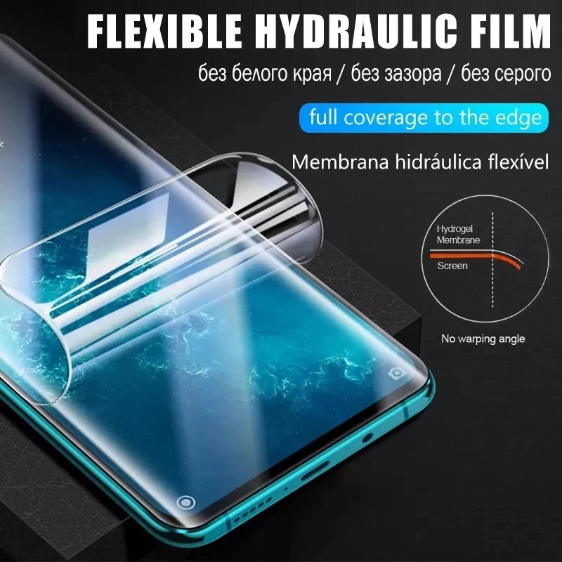 Premium Hydrogel Screen Protector - Pack of 3-5 Pieces