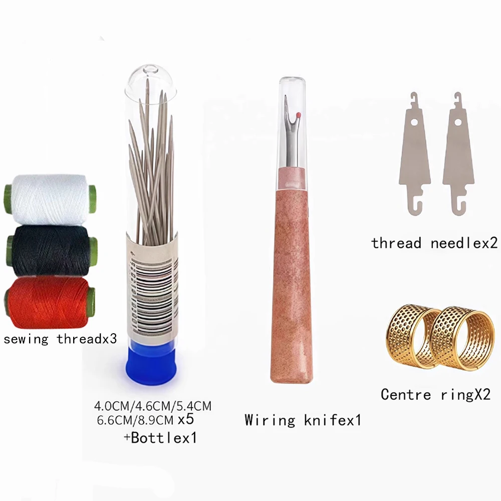 34Pcs Big Eye Sewing Needles Set Hand Needles for Clothes Quilting Embroidery Easy Thread Needle Kit Case Elderly Crafting