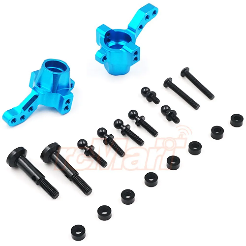 Yeah Racing Aluminum Front Steering Knuckle for TATT-S03 (Tamiya TT02 RWD) Blue #TATT-013BU