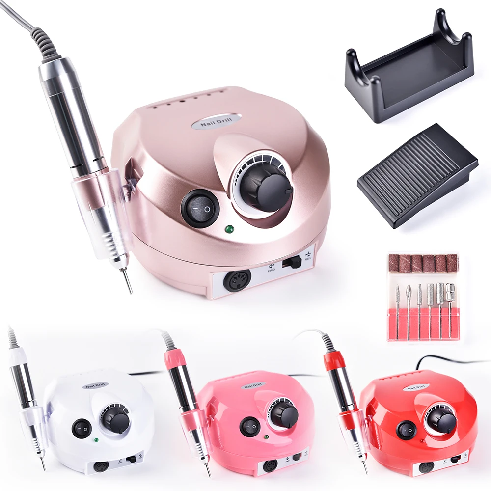 

35000RPM Electric Nail Drill Machine Milling Cutters Nails File Apparatus For Manicure Gel Polish Remove Cuticle Clean Care Tool