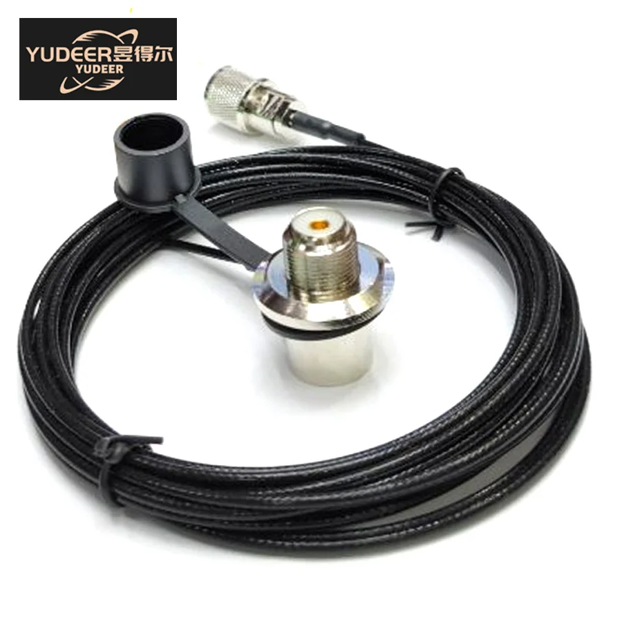Low Loss Coax Cable With Silver PL-259 Connectors Installed (100 Feet