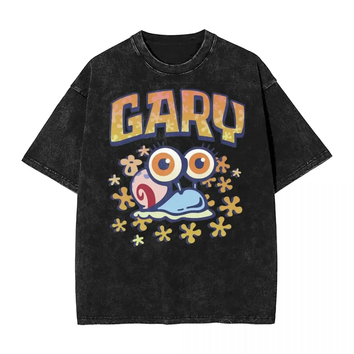 Washed T Shirts Spongebobed Hip Hop for Men men t shirts
