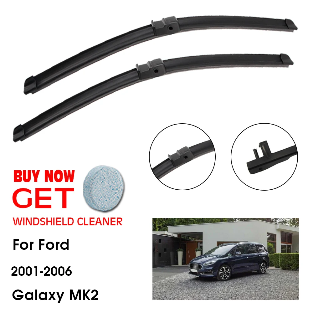 

Car Wiper Blade For Ford Galaxy MK2 28"+28"R 2001-2006 Front Window Washer Windscreen Windshield Wipers Blades Accessories