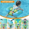 Baby Swimming Ring Newborn Baby Float Inflatable Kids Swimming Pool Accessories Infant Circle Inflatable Raft Children's Toy 5