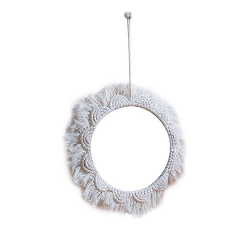

Bohemian Makeup Mirror Tapestry Macrames Hanging Decpration for Home Bedroom