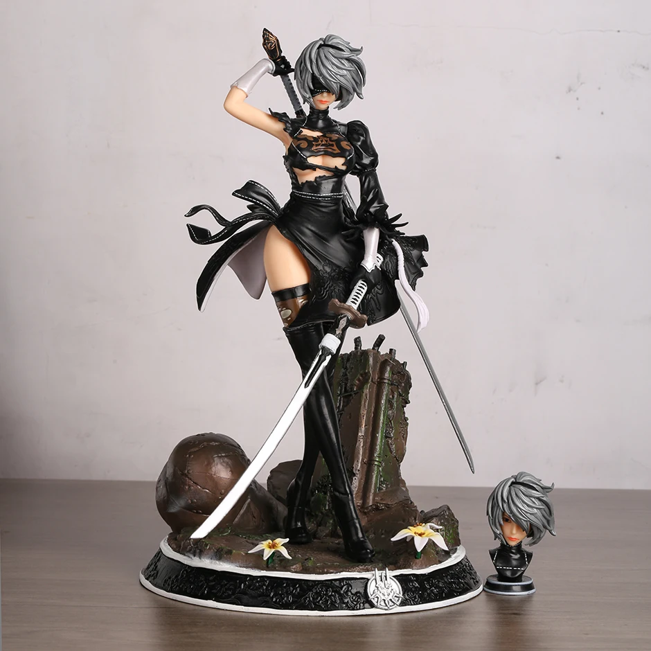 33 cent metros Anime Toy NieR Automata 2B YoRHa No 2 Tipo B Figura PVC 33-cent-metros-anime-toy-nier-automata-2b-yorha-no-2-tipo-b-figura-pvc