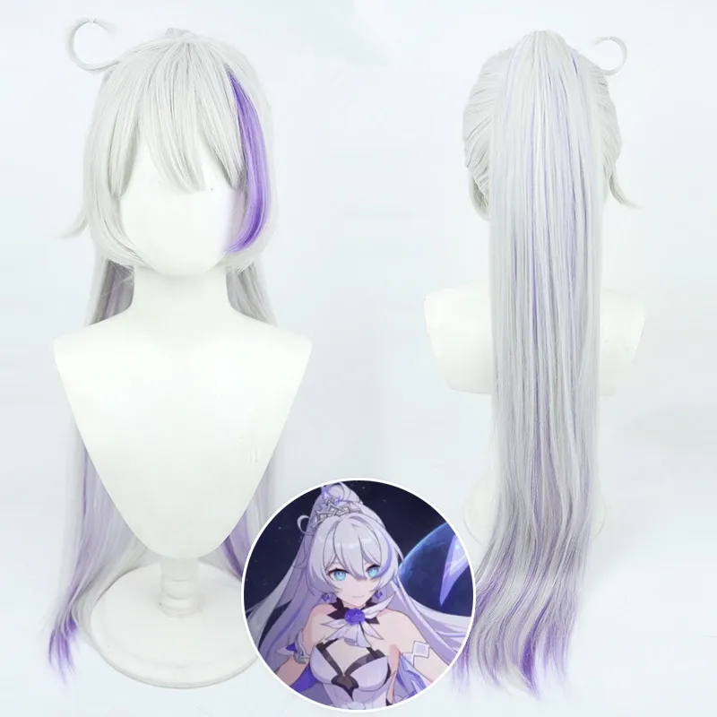 

Kiana Kaslana Wig Cosplay Game Honkai Impact 3rd 100cm Wig Women Cute Long Hair Wig Honkai Kiana Kaslana Cosplay Wig Cap