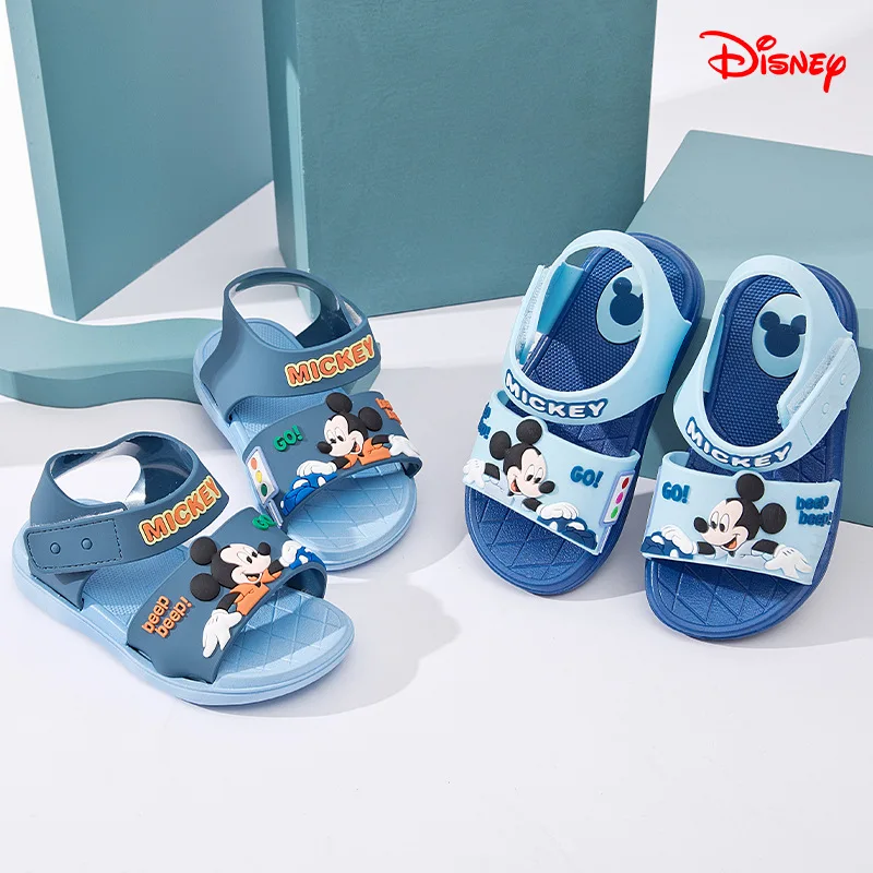 Disney boy Mickey Mouse summer bath Sandals non-slip children's slippers indoor cartoon cute shoes