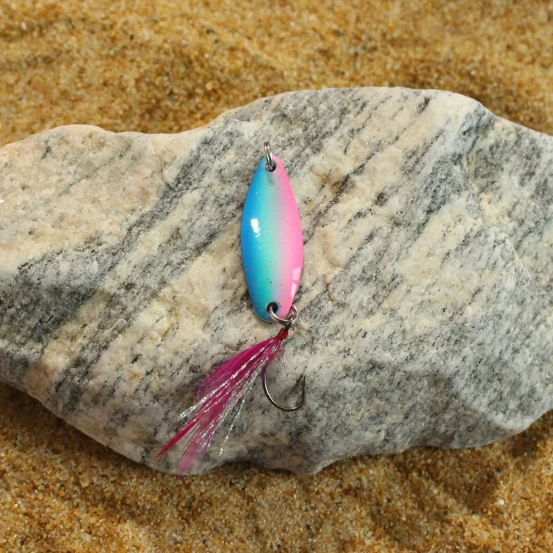 5Pcs Spoonbait 3.2g 4.5g Colorful Metal Jig Spinner Swimbait Sinking Wobbler Bass Pike Trout Stream Fishing Tackle