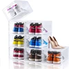 Foldable Acrylic Plate Shoes Storage Box Space Saving Stackable Thickened Shoe Sneaker Storage Organizer Case Easy To Assembly 1