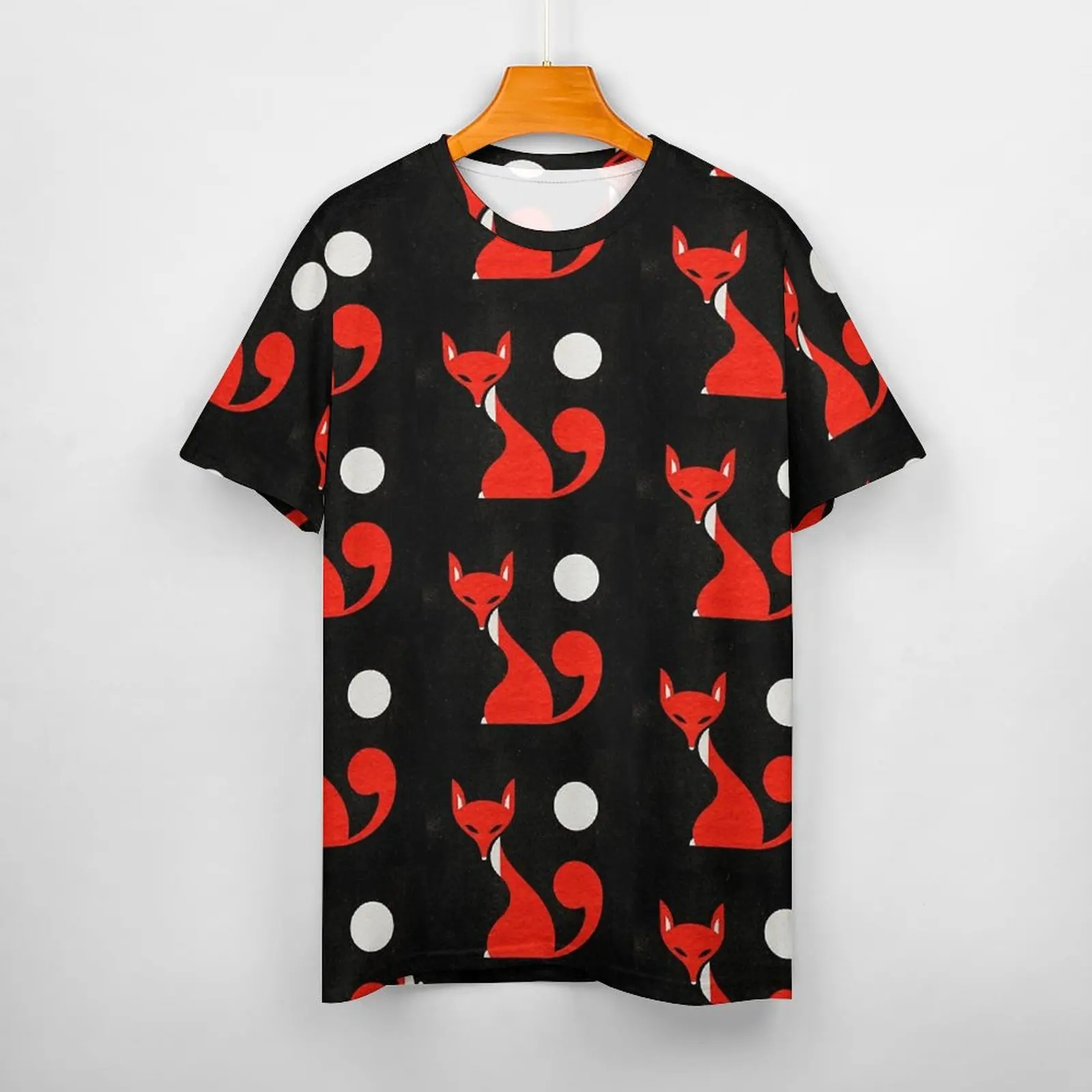 

Girl Cotton T-shirt Fashion And Moon Semicolon Version Female Printed T-shirt