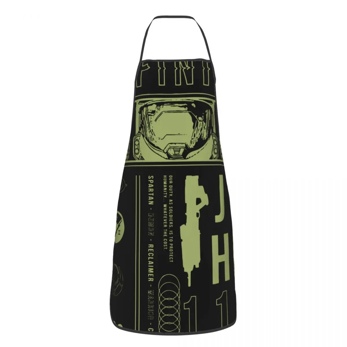 Halo Infinite Master Chief Grembiule Per Donna Uomo Funny Garden Bavaglini Spartan Household Cleaning Tablier