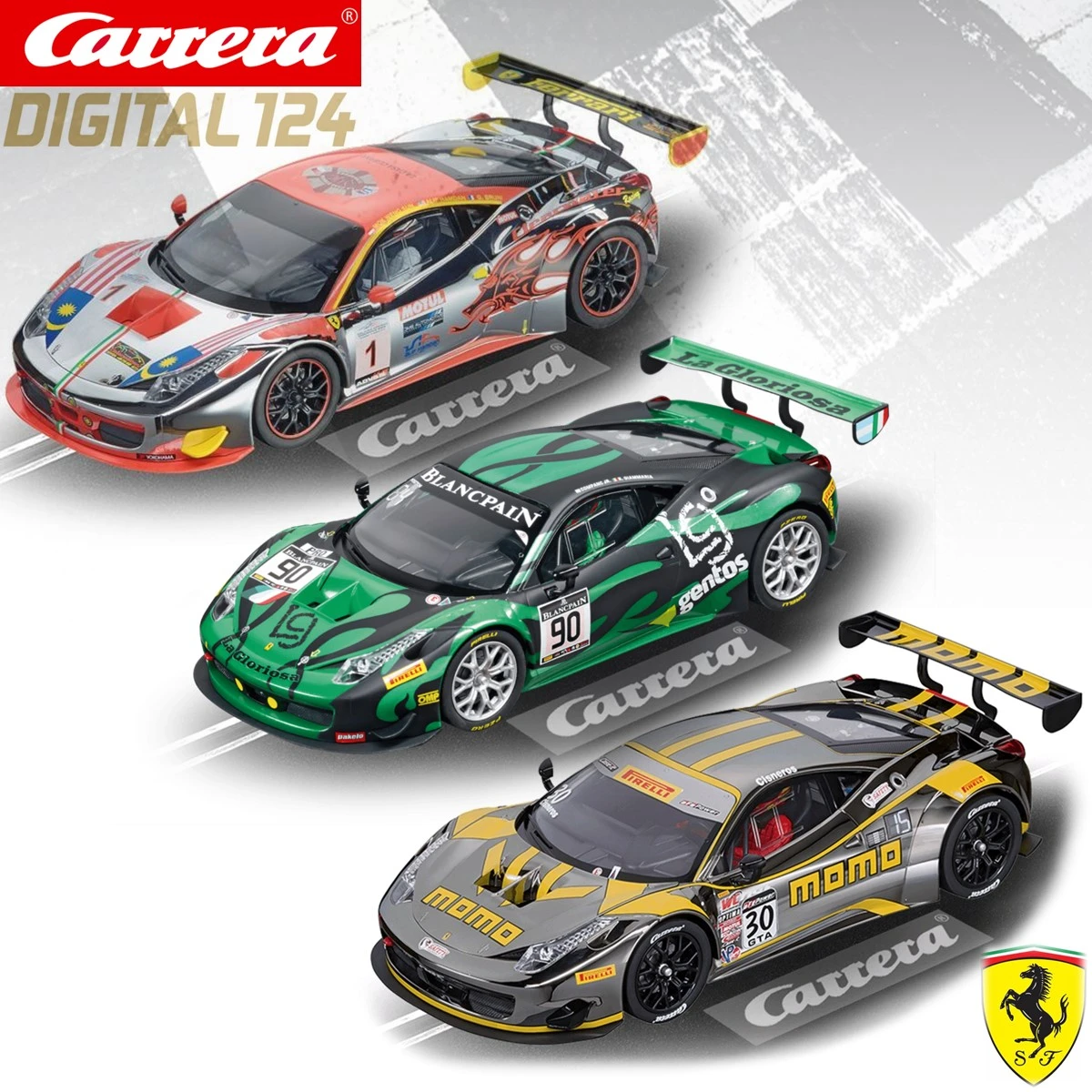 Carrera Slot Ferrari | Slot Car Carrera | Slot Carrera Digital | Slotcar  Ferrari 458 - Railed/motor/cars/bicycles - Aliexpress