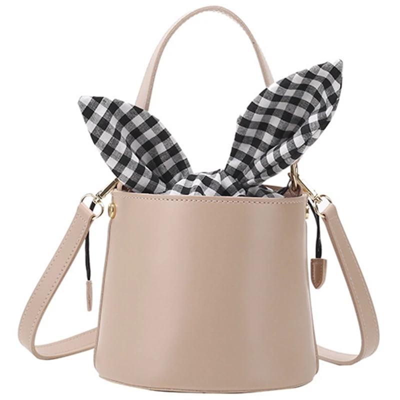 

Женская сумка-мешок из ПУ кожи, с бантом