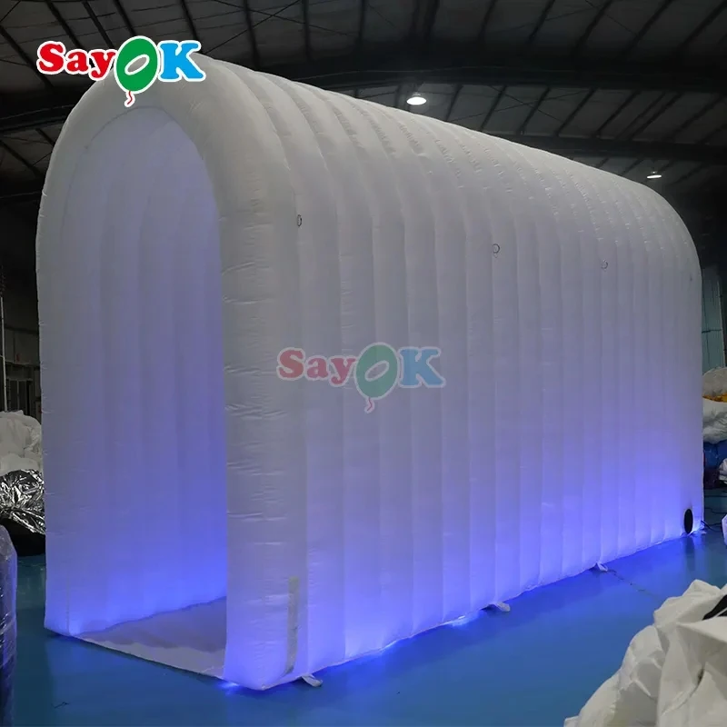 

SAYOK 6m Inflatable Tunnel Sports Tunnel Entrance with Mat Inflatable Tunnel Tent for Party Event Wedding Exhibition Promotion