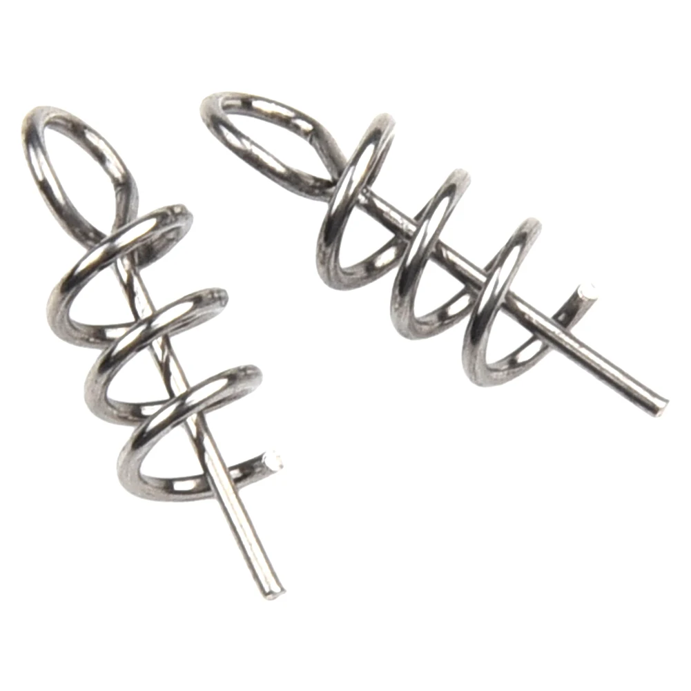 

Lock Stitch Fishing Gear Lure Pogo Pins Outdoor Silver 14mm 50pcs/pack Fishing Lure Soft Bait Spring Lock Pin