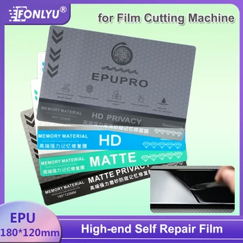 FONLYU Pellicola idrogel con memoria autoriparante EPU di fascia alta HD Mate Privacy Proteggi schermo curvo per macchina da taglio per fogli di cellulare