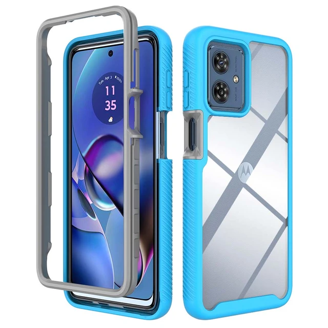 Funda Para Moto G84 5g Transparente Adsorbente Anillo