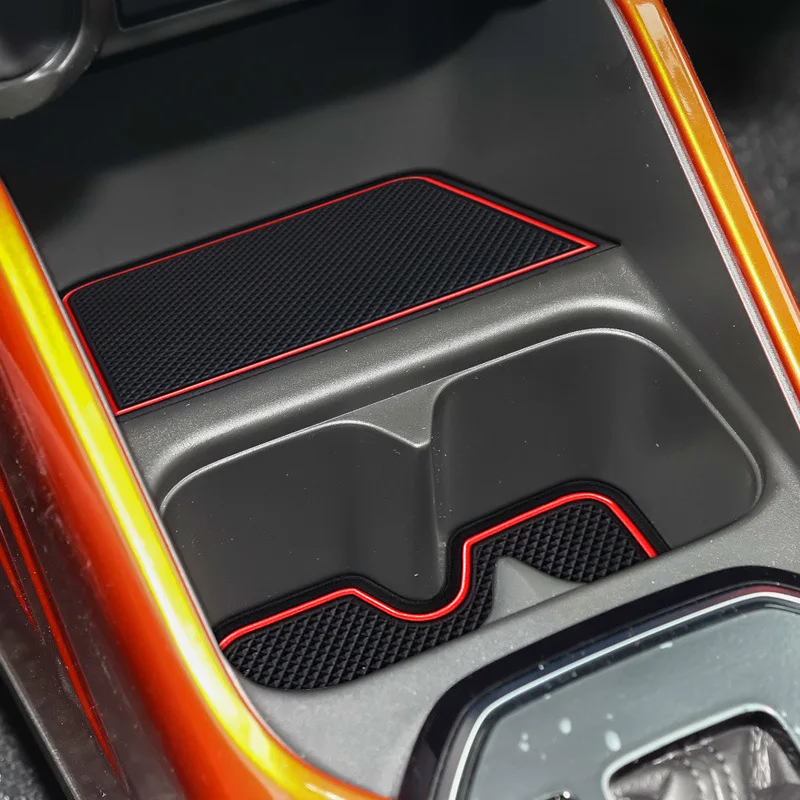 Car Interior Door Groove Mats For Suzuki IGNIS Gate Slot Pads Non-Slip Cup Holder Coasters Auto Accessories Protection