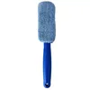 Microfiber Long Handle Car Tire Cleaning Brush Braided Cloth Can Hang Car Tire Cleaning Brush 6