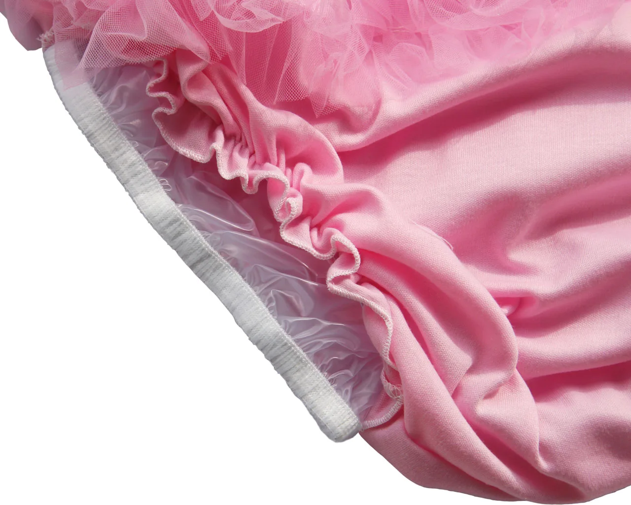Adult Baby Ruffle Panties Bloomers incontinence Diaper Cover/FMP03-5&5,M / L / XL XXL