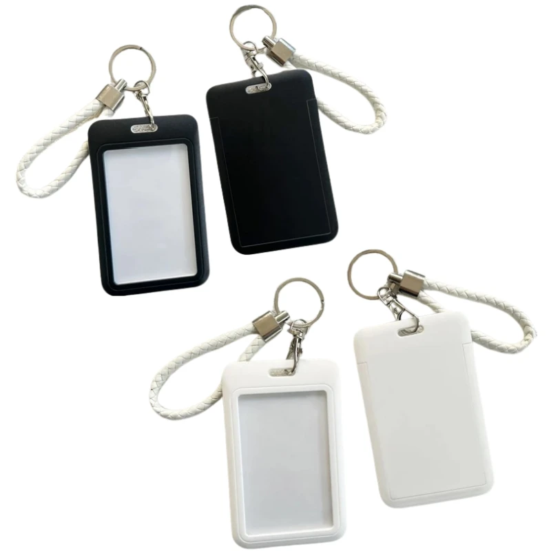 

1Pc Solid Color Credit Card Holders Women Men Business Card Holder Bank ID Holders Badge Child Bus Card Protective Cover Case