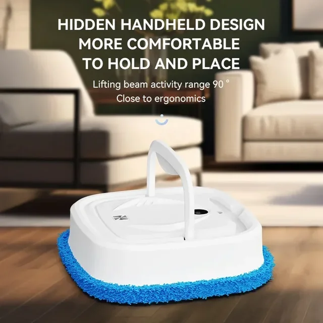 Smart Robot Vacuum Cleaner Rotary Floor Mopping Machine Air Humidifying Spray Dry Wet Sweeping USB Charging Sweeping Robot 3