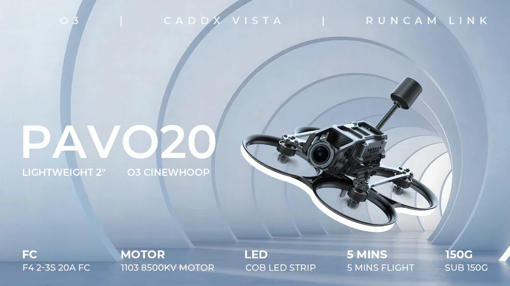 BETAFPV Pavo20 Quadrirotor sans balais