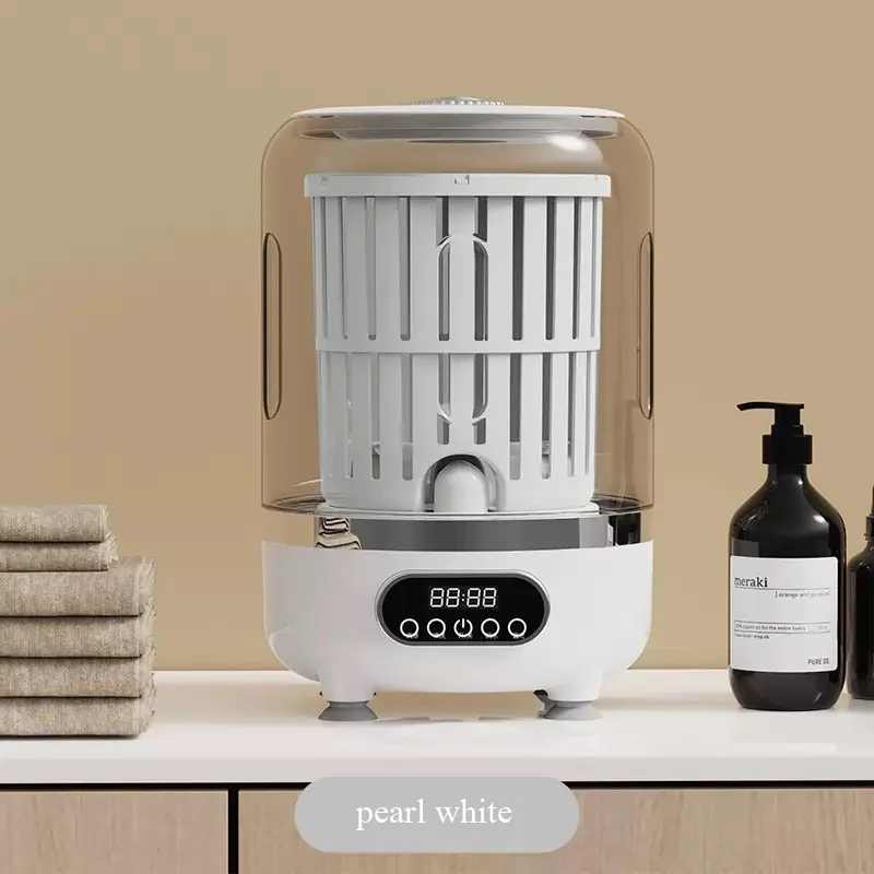 Mini turbo washing machine 3L fully automatic small USB charging portable sock and underwear specific washing machine. 5