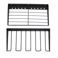 Power Tool Organizer with Drill Holder Wall Mount Strong Load Bearing Iron Space Saving Power Tool Storage Rack for Garage 1