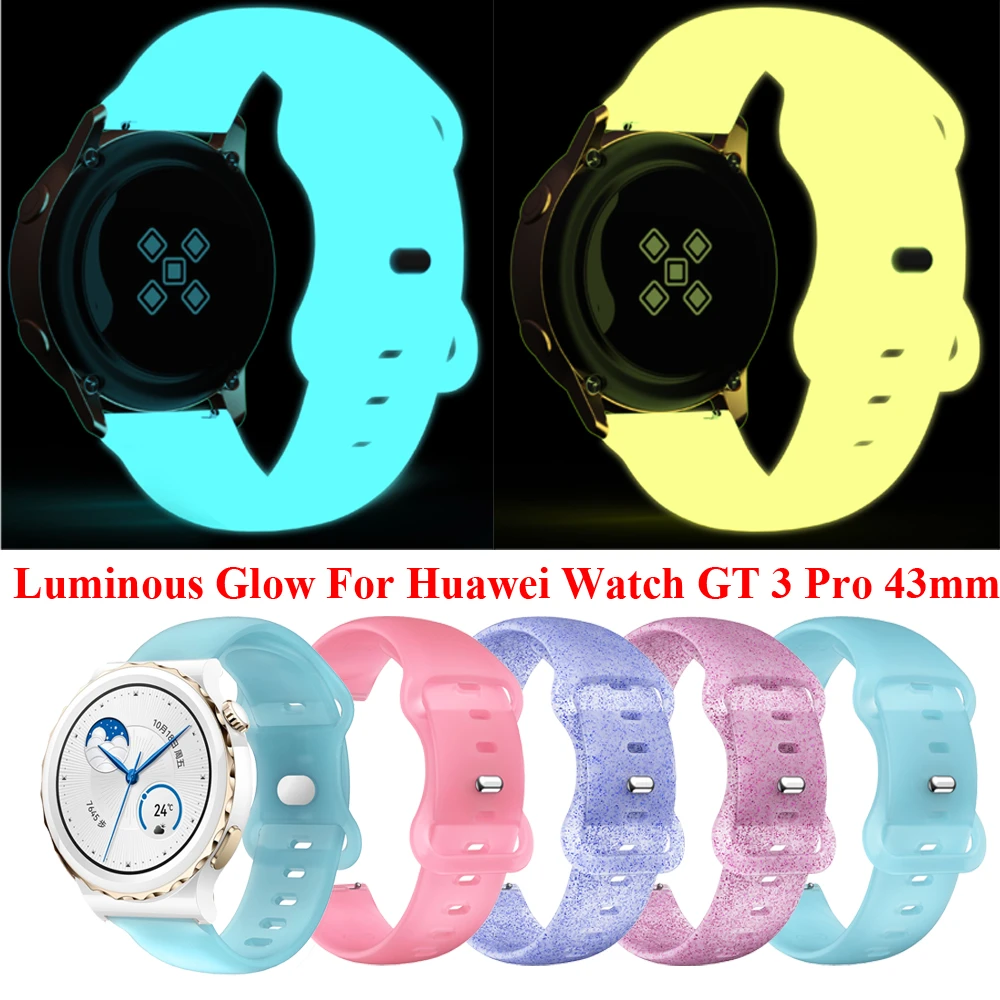 Silicone Band Huawei Watch Gt3 42mm Straps Smart Watch Huawei Gt3 Pro Strap 20mm Aliexpress